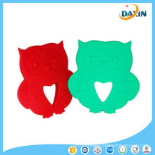 Newly Fashion Owl Shaped Food-Grade Teether Silicone Teether for Baby